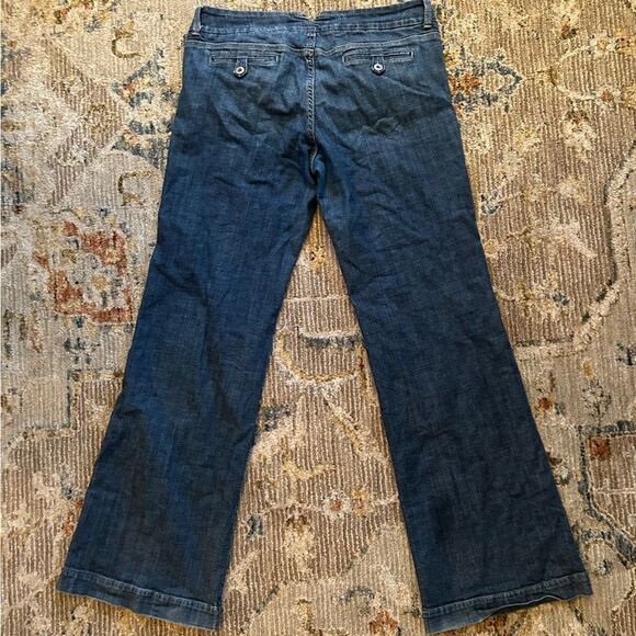 American Eagle Outfitters Blue Flare Wide Leg Jeans - Picture 4 of 6